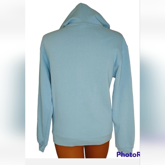Pink Floyd Under The Dark of the Moon Blue Graphic Fleece Hoodie Sweatshirt XS - Picture 2 of 5